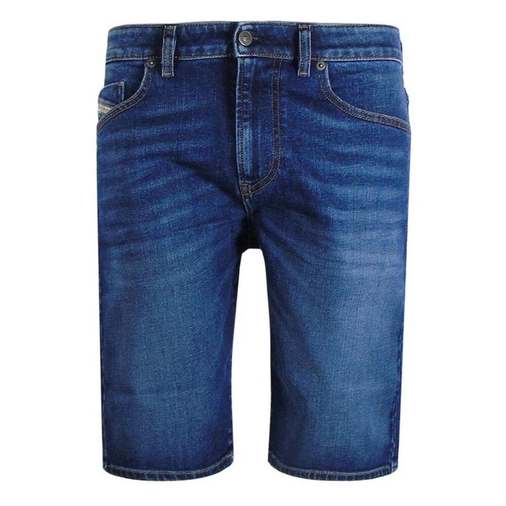 Diesel Mens Cotton Denim Shorts / Blue Denim